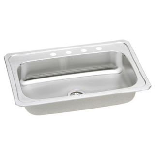 Elkay Gourmet 33 x 22 x 7 Celebrity Top Mount Kitchen Sink