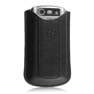 BlackBerry Pearl 8100 Series Leather Pocket Sleeve   Perfect Fit For the New Apple iPod NANO SLATE 7th Gen   Black Cell Phones & Accessories