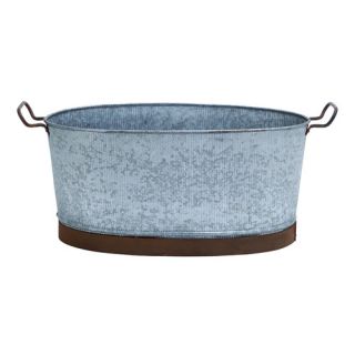 Galvn Metal Oval Tub