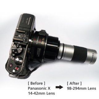 Santarossa 7x Tele SAD N728 & Macro SAD L320 Lens for Panasonic G/GH/GF/GX Series  Camera Lenses  Camera & Photo