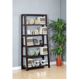 Hokku Designs Heida Five Shelves Ladder Style Bookcase / Display