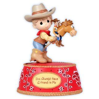 Disney Showcase Collection Toy Story Precious Moments 103104 'You Always Have A Friend In Me' Musical Plays "You've Got A Friend In Me"  Collectible Figurines  