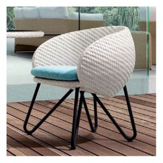 100 Essentials Circle Dining Arm Chair with Cushion
