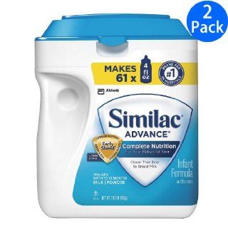 Similac Advance Earlyshield Baby Formula 2 pack;34 Oz. Each Health & Personal Care