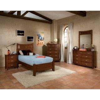 Standard Furniture Village Craft Platform Bed in Dark Brown