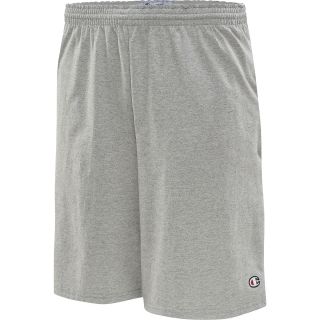 CHAMPION Mens 9 Authentic Cotton Jersey Shorts   Size 2xl, Oxford Grey