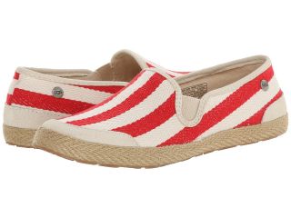 UGG Delizah Stripe Womens Slip on Shoes (White)