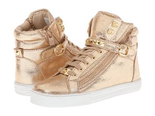MICHAEL Michael Kors Kids Ivy Shine 14 Girls Shoes (Gold)