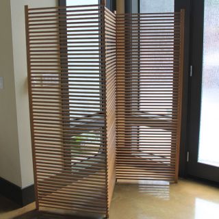 Lilac Bamboo Screen in Caramelized Finish