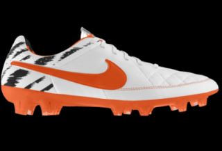 Nike Tiempo Legacy FG iD Custom Womens Firm Ground Soccer Cleats   White
