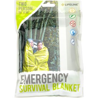 LIFELINE Two Person Emergency Survival Blanket, Multi