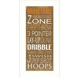 The Craft Room HT1024 712W Basketball Framed Print, 10x20 Inches   Shelving Hardware  