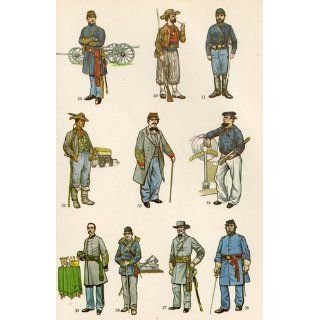 Civil War Uniforms Coloring Book (Dover Fashion Coloring Book) Peter F. Copeland 9780486235356 Books