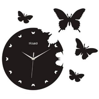 Creative Motion 14.17 Butterfly Wall Clock
