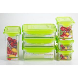 Kinetic Premium 14 Piece Rectangle Food Storage Container Set