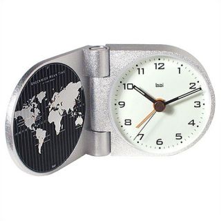 Bai Design World Trotter Modern Travel Alarm Clock in Gotham White