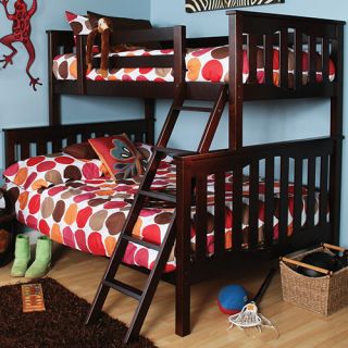 Seneca Twin Over Full Bunk Bed with Ladder