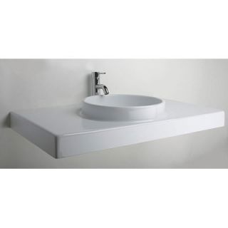 LaToscana Planet 85 Above Counter/Wall Mount Bathroom Sink   L1170