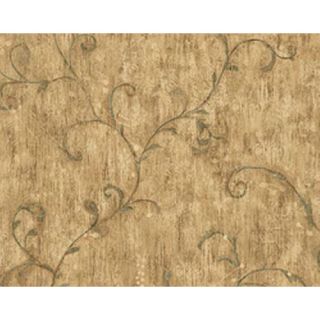 Lodge Décor Distressd Scroll Wallpaper