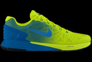 Nike LunarGlide 6 iD Custom Mens Running Shoes   Yellow