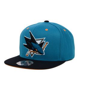 San Jose Sharks Mitchell and Ness NHL 2Tone High Crown Fitted Cap