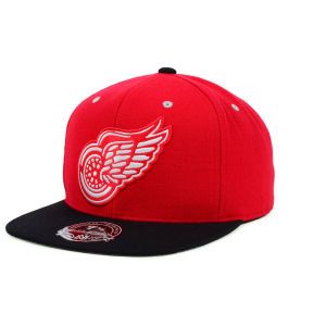 Detroit Red Wings Mitchell and Ness NHL 2Tone High Crown Fitted Cap