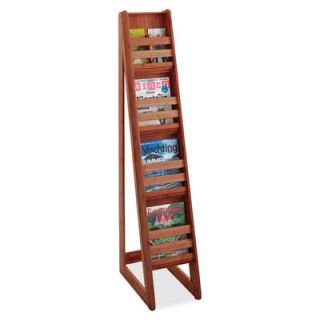 Safco Products Bamboo Magazine Floor Display
