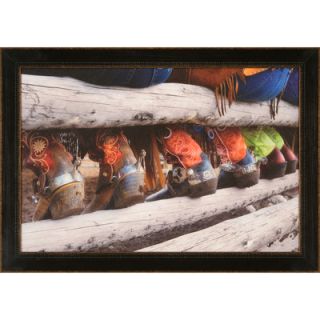 Ashton Wall Décor LLC Boots and Spurs Framed Painting Print