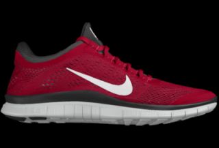Nike Free 3.0 Shield iD Custom Womens Running Shoes   Red