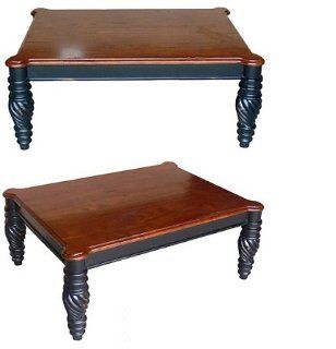 Solid Wood Antique Distressed Coffee Table  