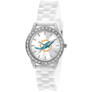 Miami Dolphins Game Time Pro Womens Frost Watch