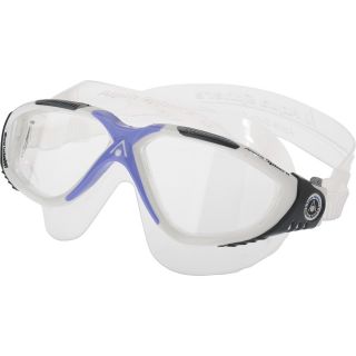 AQUA SPHERE Womens Vista Goggles   Size Small, White/lavender