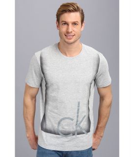 Calvin Klein Jeans Ck Logo Tee Mens T Shirt (Gray)