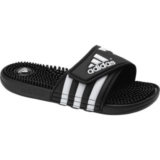 adidas Womens adissage Slides   Size 7, Black/black/white