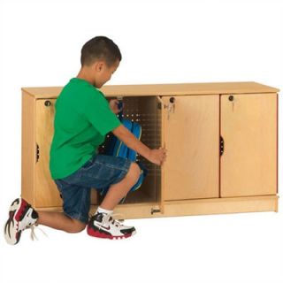 Jonti Craft ThriftyKYDZ Stacking Lockable Lockers   4 Sections
