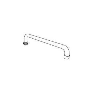 Central Brass 14 Swivel Tube Spout with Aerator