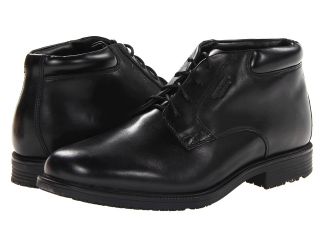 Rockport Essential Details Waterproof Dress Chukka Mens Lace up Boots (Black)