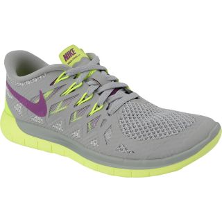 NIKE Womens Free Run+ 5.0 Running Shoes   Size 7, Grey/volt