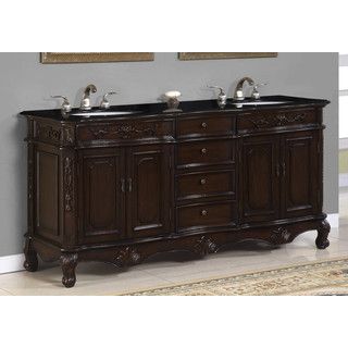 Ica Furniture Andromeda Double Vanity Black Size Double Vanities