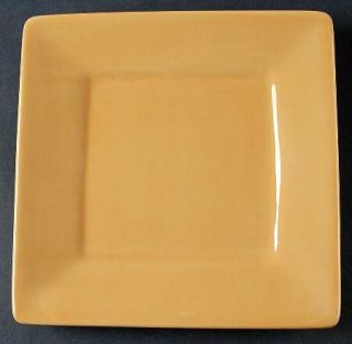 Tabletops Unlimited Misto Gold Square Salad Plate, Fine China Dinnerware   All G