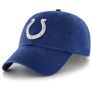 47 BRAND Mens Indianapolis Colts Clean Up Adjustable Hat   Size Adjustable