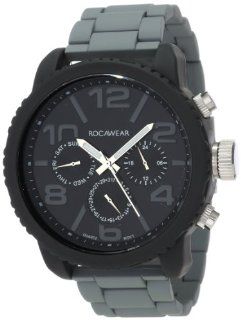 Rocawear Men's RM0115BK1 734 Stylish Bracelet Enamel Bezel Watch Watches
