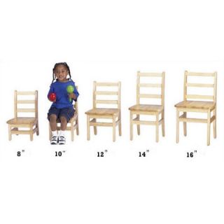 Jonti Craft KYDZ 16 Wood Classroom Ladderback Chair