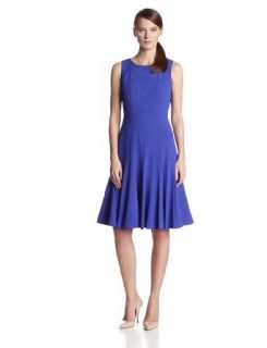 Calvin Klein Women's Sleeveless Solid Swing Dress