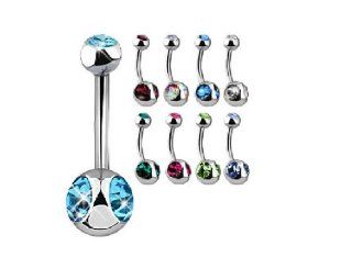 10pcs 14g 23mm Length Wholesale Body Jewelry Ear Belly Tongue Lip Ring