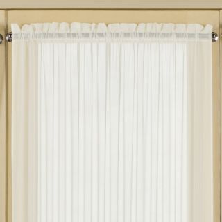 Batiste Full Door Rod Pocket Curtain Single Panel