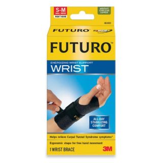 3M Futuro Energizing Wrist Support, Small/Medium, Fits Right Wrists