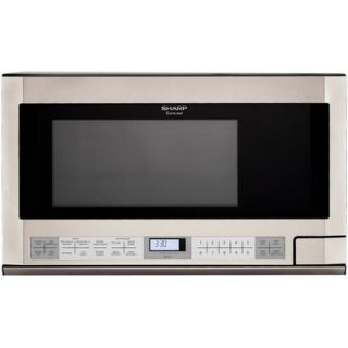 Sharp 1100W Over the Counter Microwave Oven in Stainless Steel