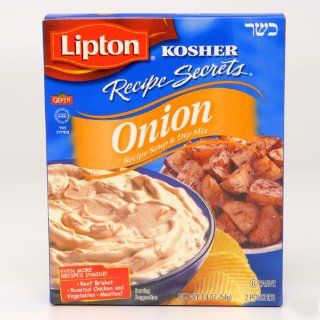Lipton/Gefen Kosher Soups, Lipton Kosher Recipe Secrets Onion Soup, 1.9 Ounce (Pack of 12)  Packaged Vegetable Soups  Grocery & Gourmet Food