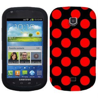 Samsung Stellar Red Polka Dots Phone Case Cover Cell Phones & Accessories